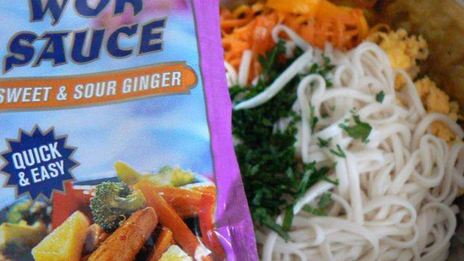 лапша удон с курицей