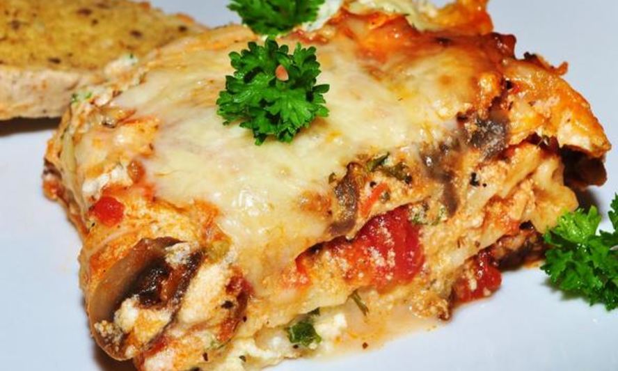 Рецепт домашней мясной лазанья с соусом бешамель