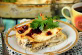 Лазанья с фаршем и грибами