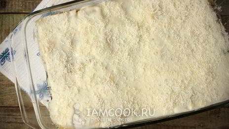 лазанья с фаршем и грибами