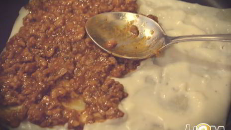 лазанья с фаршем