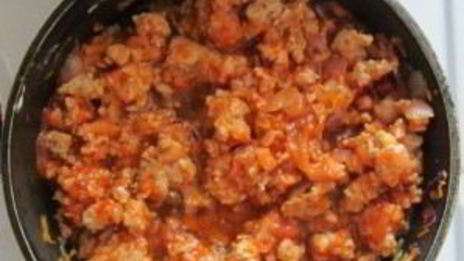 лазанья с куриным фаршем