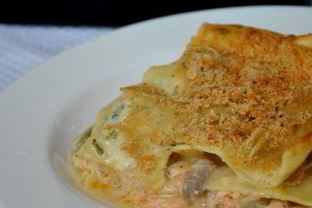 Лазанья с морепродуктами