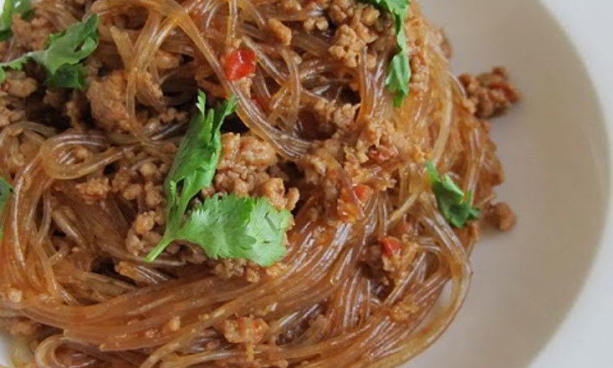 Рецепт мы йи шанг шу — стеклянной лапши с мясом