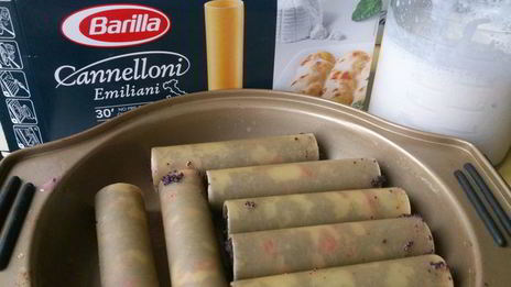 каннеллони с маково-вишневой начинкой