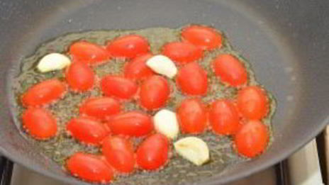 макароны с мидиями