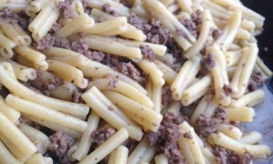 Рецепт макарон с мясным фаршем