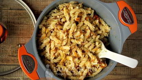 макароны с рыбой