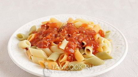 макароны с томатной пастой