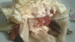 Макароны в запеканке