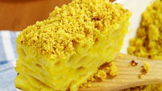 Макароны, запеченные с сыром и карри