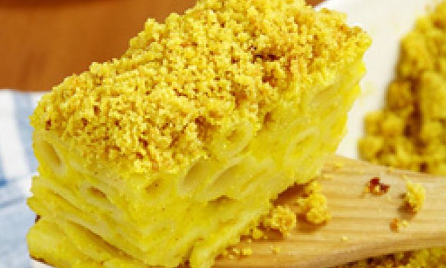 Рецепт макарон, запеченных с сыром и карри