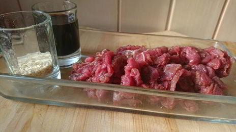 овощные спагетти с мясом