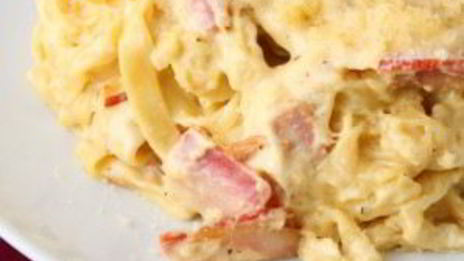 паста карбонара без яиц