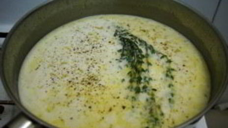 паста под сливочным соусом