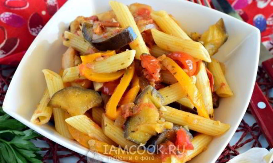Рецепт пасты с баклажанами