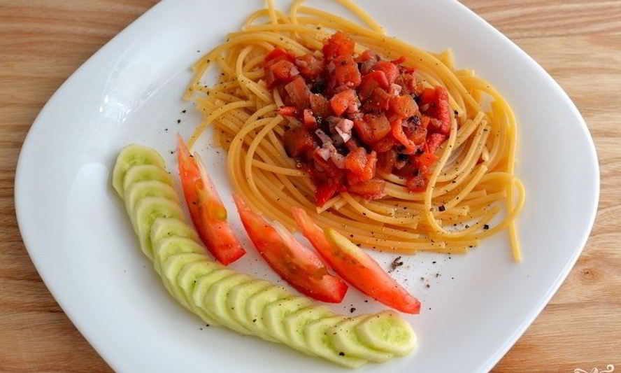 Рецепт пасты с красным соусом