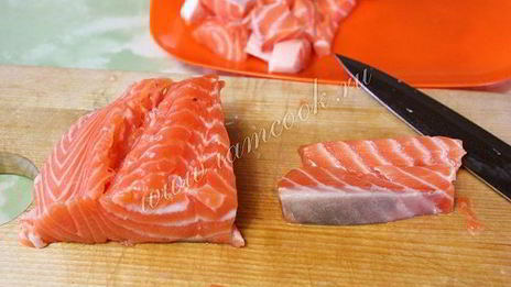 паста с семгой