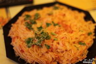 Паста со сливочным соусом