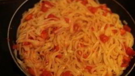 паста со сливочным соусом