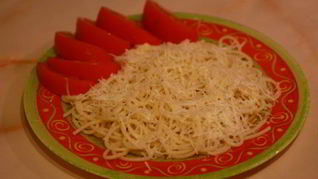 Спагетти с сыром