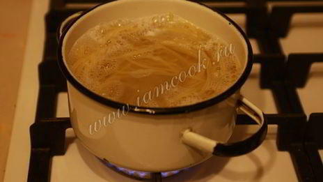 спагетти с сыром