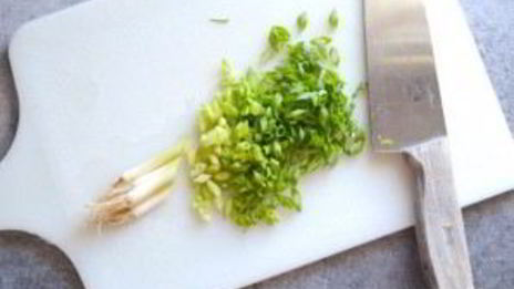 спагетти с зеленым луком