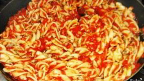 сырная паста, запеченная в духовке