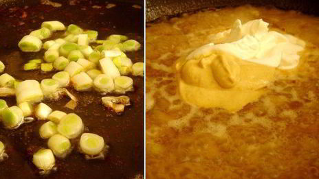 медальоны из свиной вырезки и картофельные ньокки под сливочно-горчичным соусом