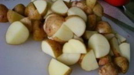 баранина с картошкой в рукаве