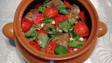 баранина, томленая в горшочке