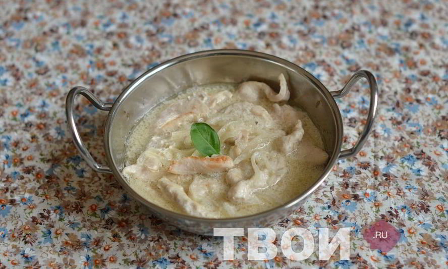 Рецепт бефстроганова из курицы