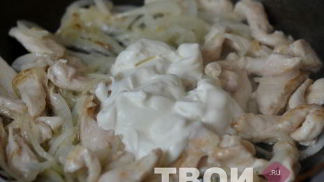 бефстроганов из курицы