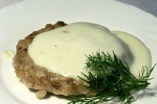 Биточки говяжьи по-селянски