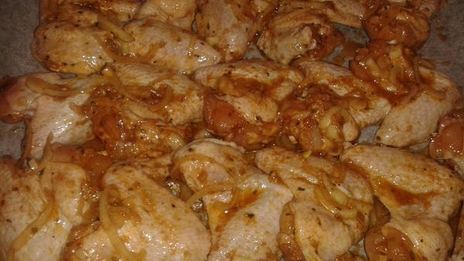 чесночные куриные крылышки