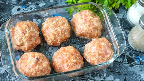 ежики с подливкой в духовке