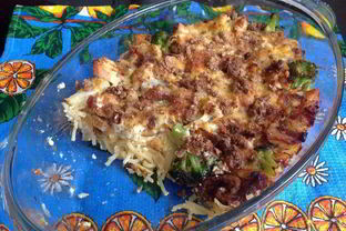 Гратен с курицей