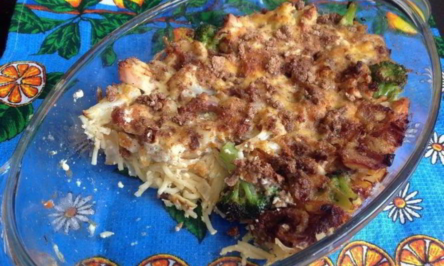 Рецепт гратен с курицей