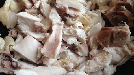 гратен с курицей