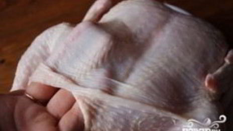 индейка, фаршированная каштанами