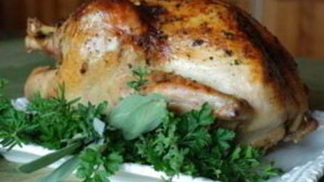 индейка, фаршированная каштанами