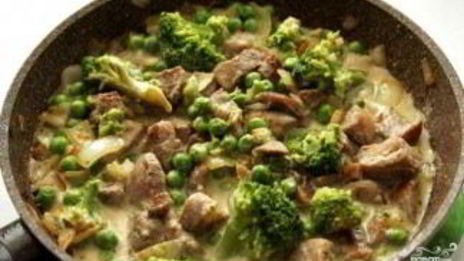 индейка с брокколи