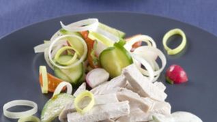 Индейка с укропным соусом