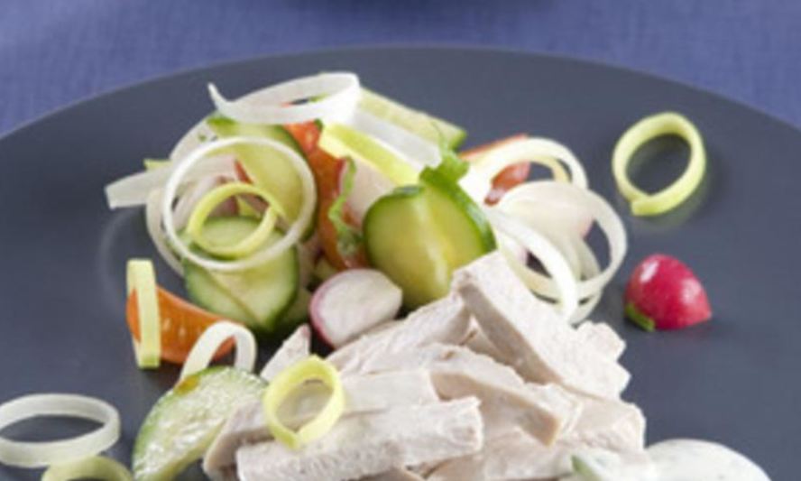 Рецепт индейки с укропным соусом