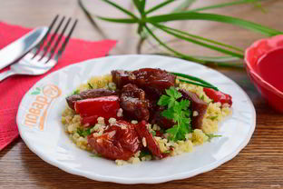 Индейка в красном соусе