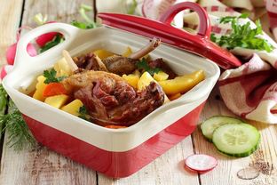 Индоутка с картошкой