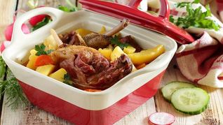 Индоутка с картошкой