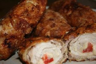 Хрустящие куриные рулады