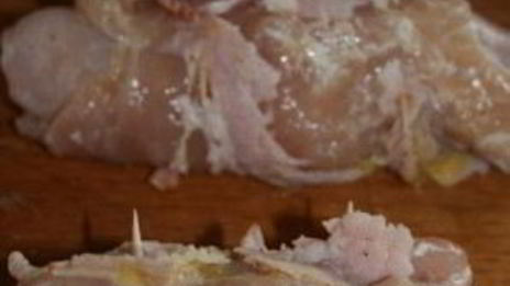 хрустящие куриные рулады