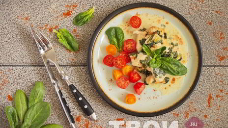 куриная грудка со шпинатом